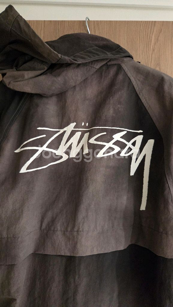 스투시 웨이브 다이 비치 쉘 자켓 블랙 S--3