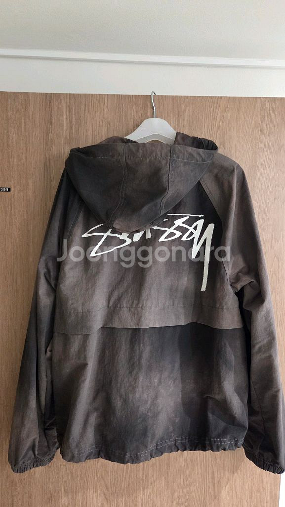 스투시 웨이브 다이 비치 쉘 자켓 블랙 S--7