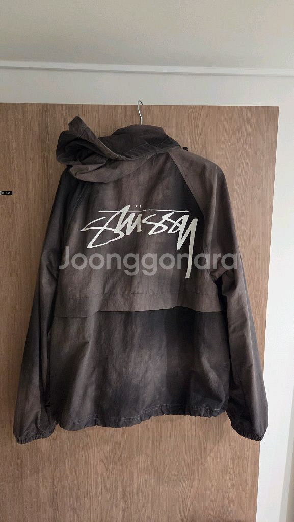 스투시 웨이브 다이 비치 쉘 자켓 블랙 S--6