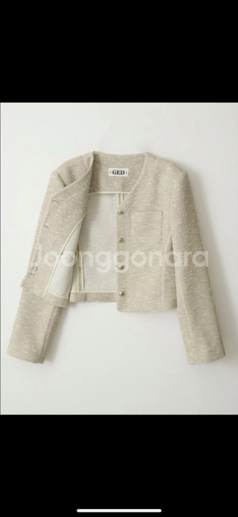 게드 벨라 트위드 자켓 M--1