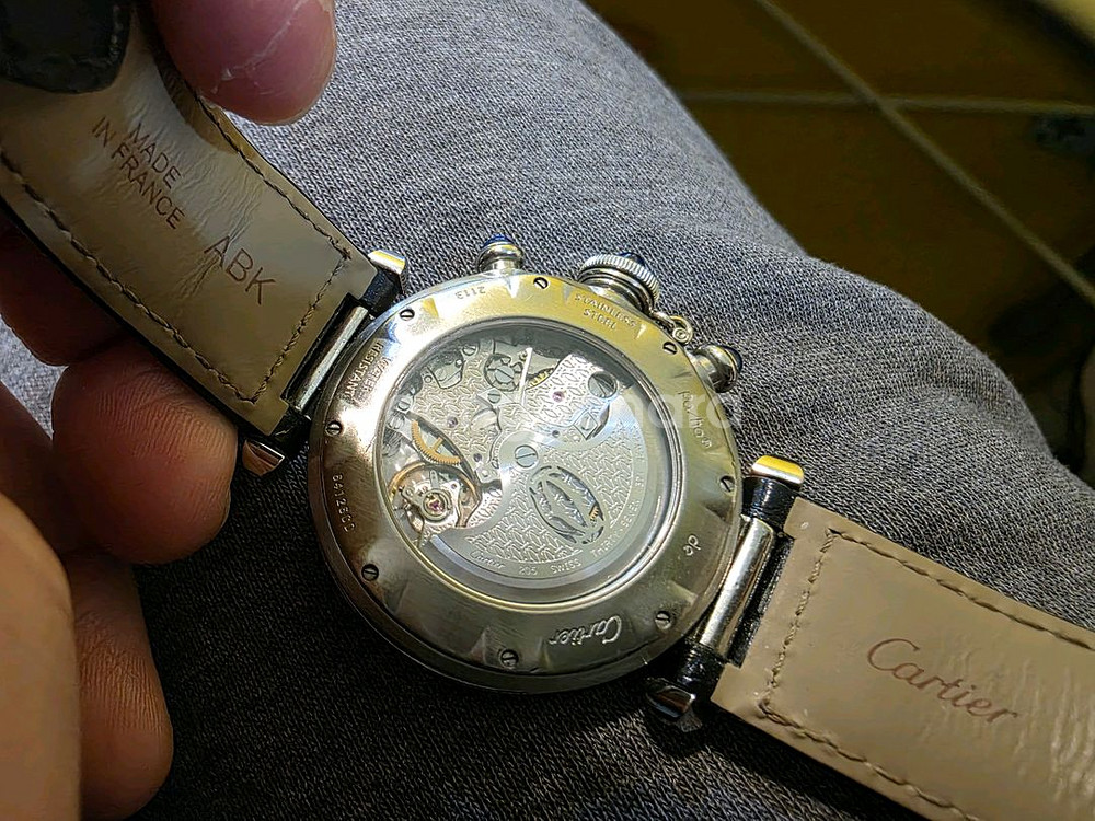 까르띠에 파샤 크로노 38미리--2