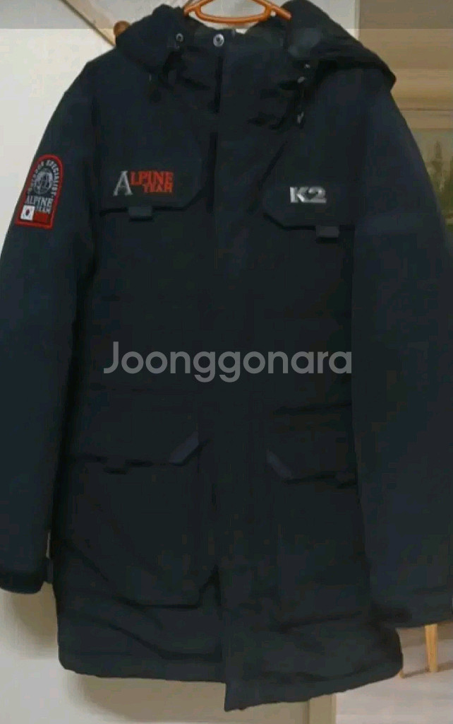 남성의류 k2 알파인팀 거위털 패딩 점퍼--0