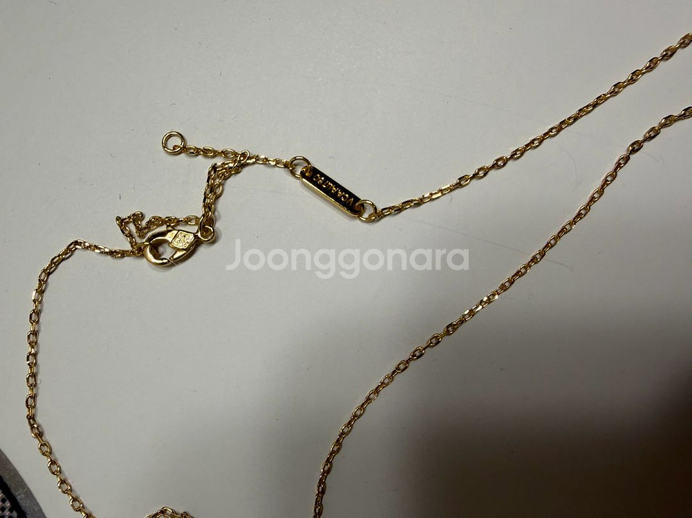 반클리프 목걸이 옐골 써지컬--1