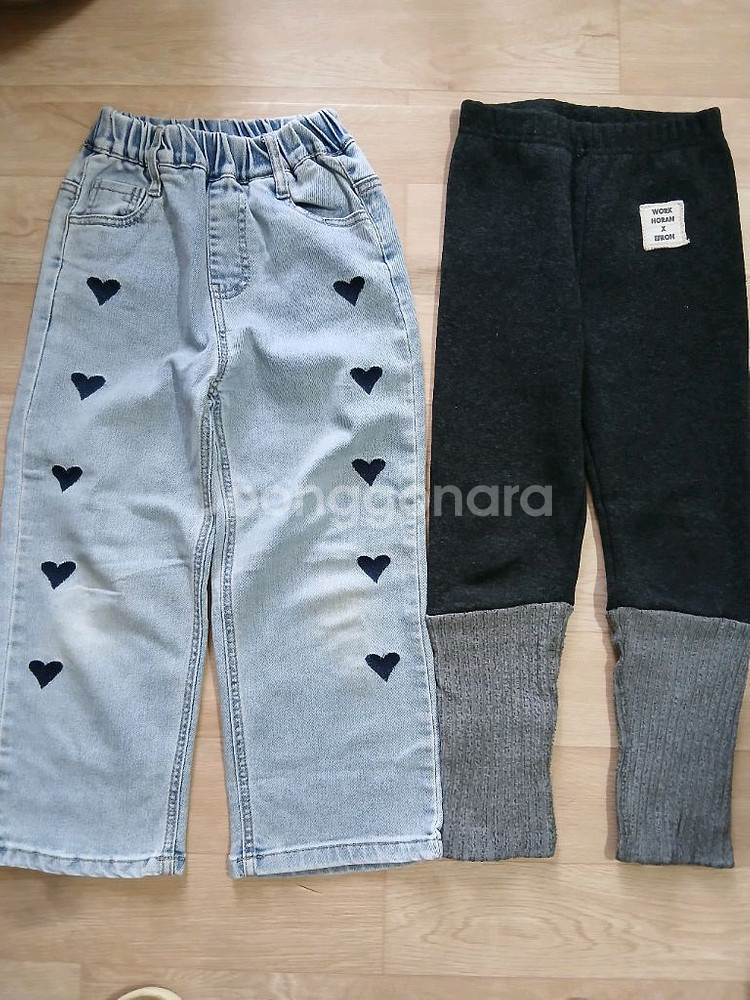 여아바지 130-140 7벌--2