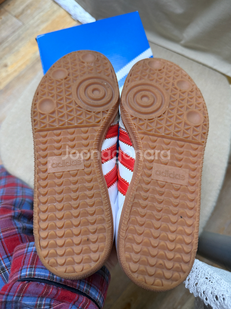 아디다스 삼바 OG W 흰빨(1회 착용 )--4