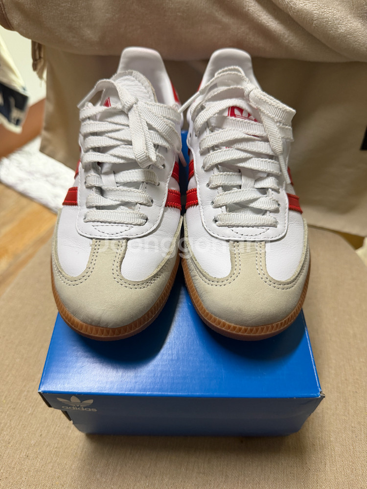 아디다스 삼바 OG W 흰빨(1회 착용 )--2