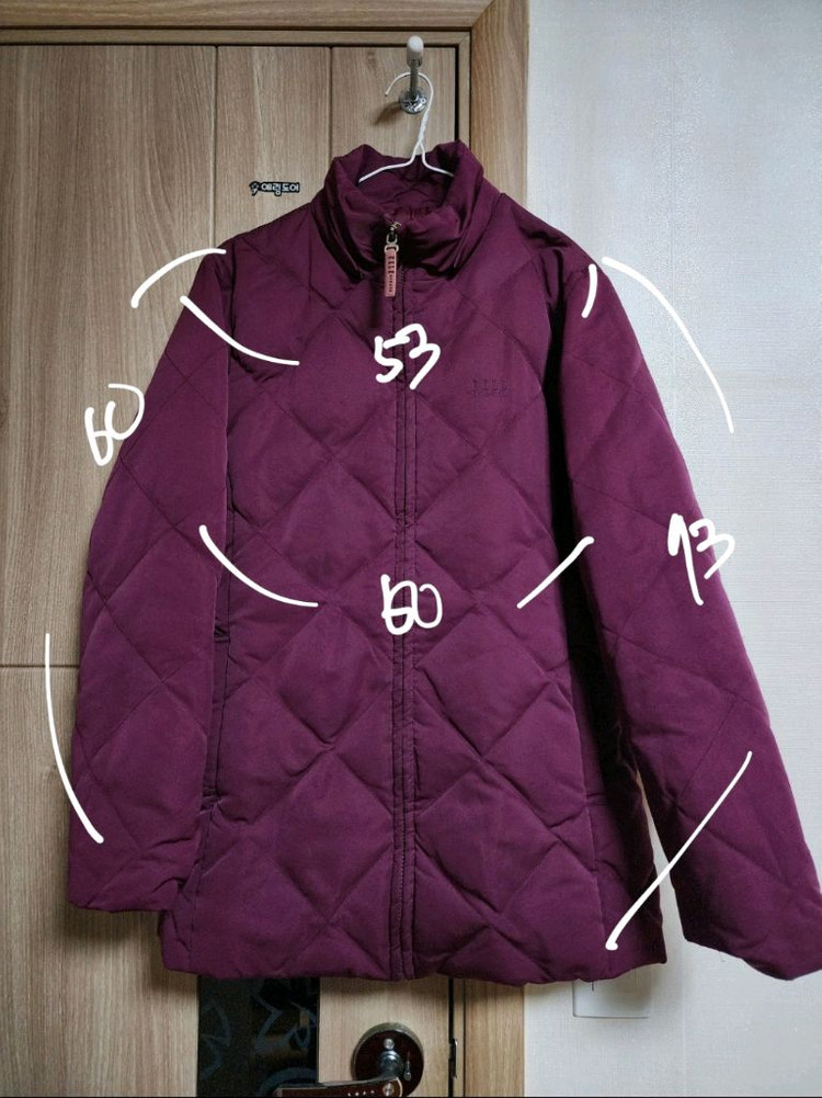 엘르 다이아 퀼팅 패딩 자켓--2