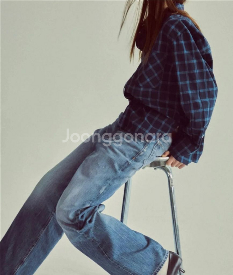 [새상품]ZARA 자라 체크 셔츠 M--0