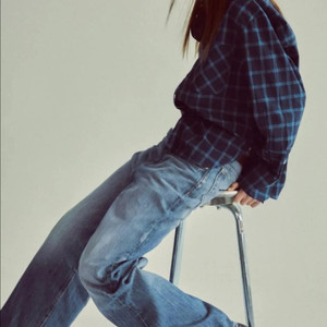 [새상품]ZARA 자라 체크 셔츠 M