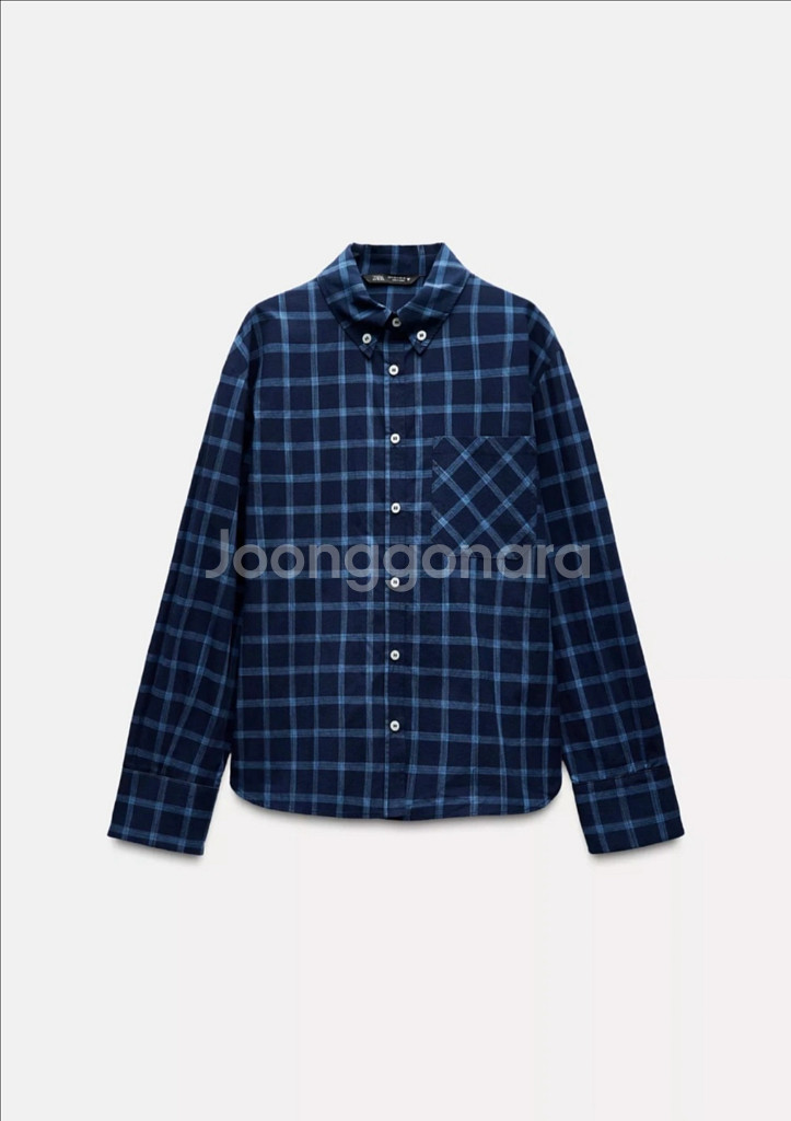[새상품]ZARA 자라 체크 셔츠 M--2