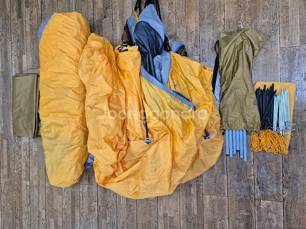 (신품급)캠프타운 코스모스 100 + 스노우라인 체어--2