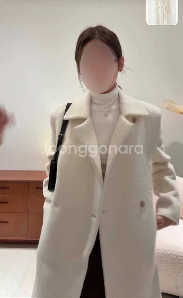 시에sie 마론 알파카 블렌드 코트 딥네이비--4