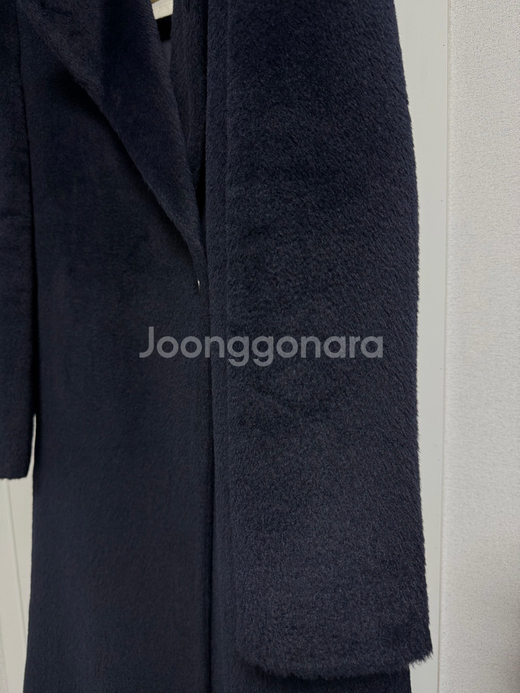 시에sie 마론 알파카 블렌드 코트 딥네이비--9