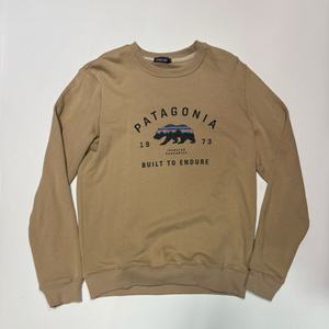 여성 파타고니아 피츠로이 베어 베이지 맨투맨