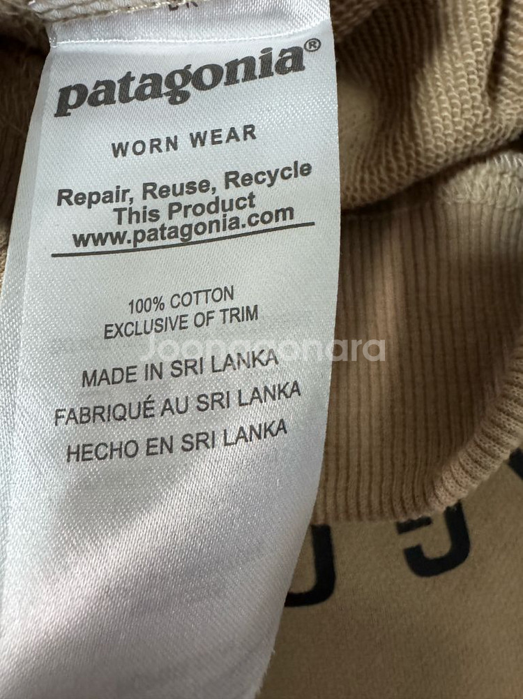 여성 파타고니아 피츠로이 베어 베이지 맨투맨--3