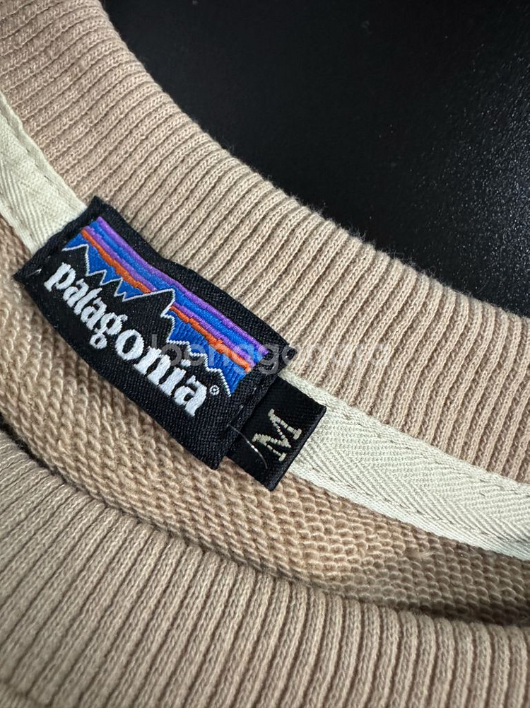여성 파타고니아 피츠로이 베어 베이지 맨투맨--2