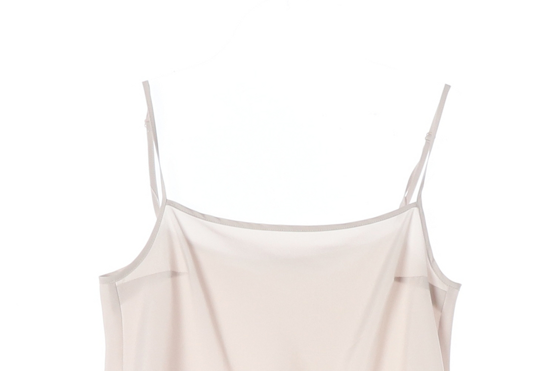 [F]시에 크림 베이지 뷔스티에 나시 블라우스 탱크탑--1