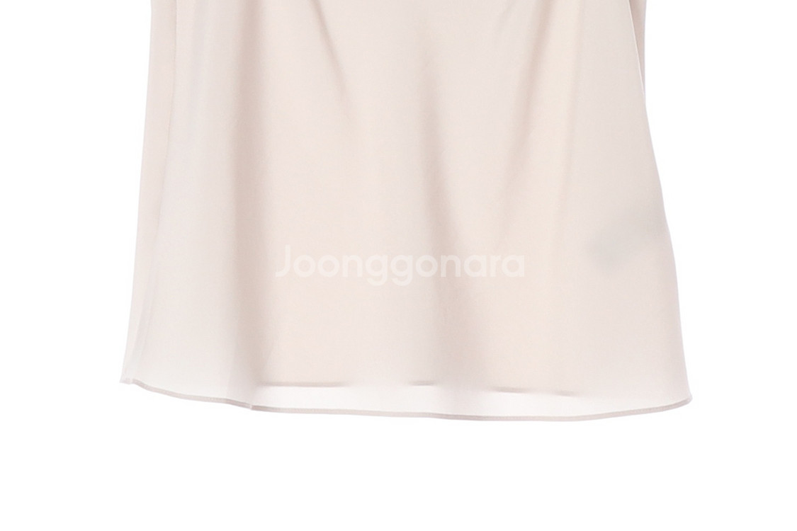 [F]시에 크림 베이지 뷔스티에 나시 블라우스 탱크탑--2