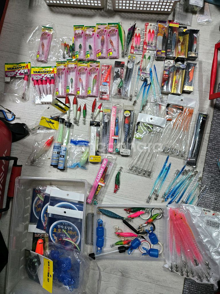 쭈갑 한치 오모리 낚시 에기 오징어스틱--0