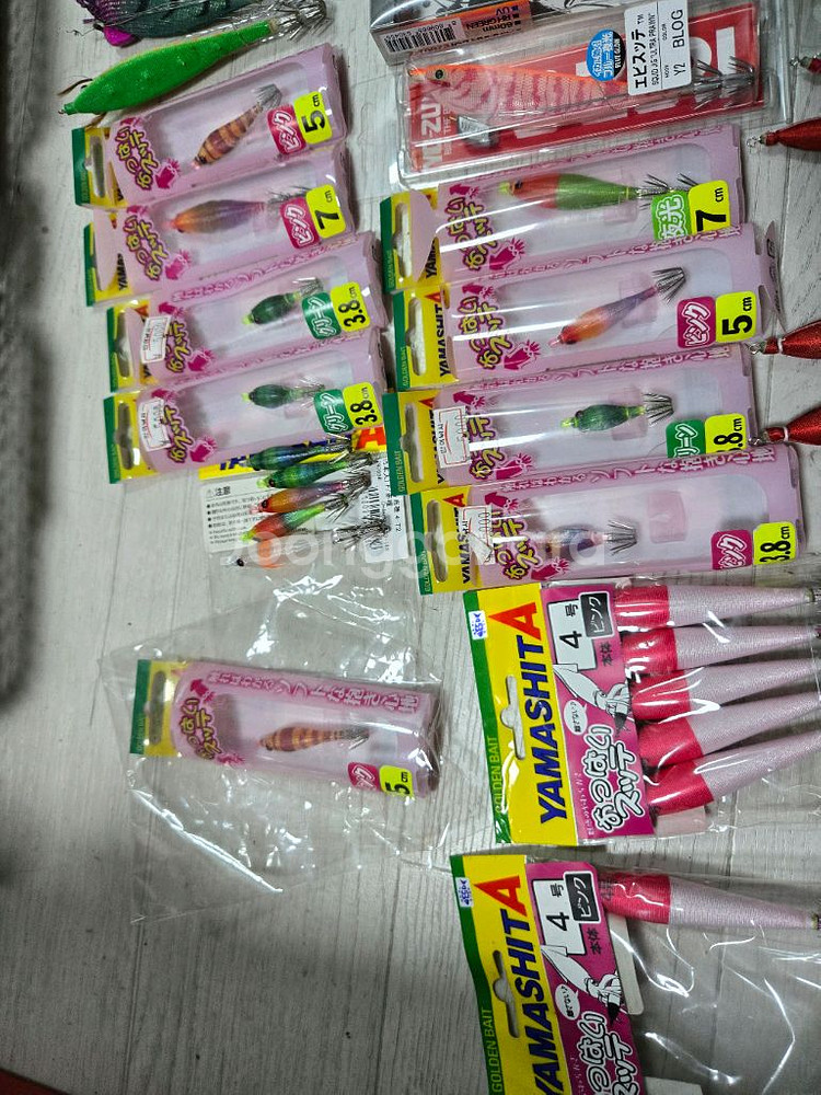 쭈갑 한치 오모리 낚시 에기 오징어스틱--2