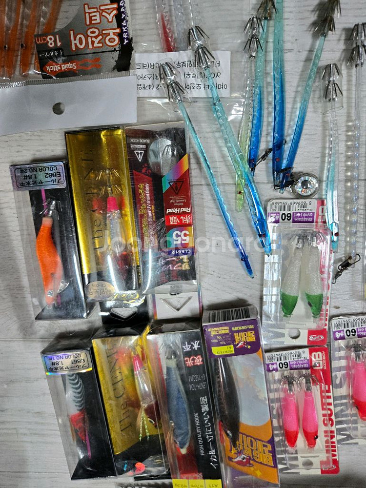 쭈갑 한치 오모리 낚시 에기 오징어스틱--6