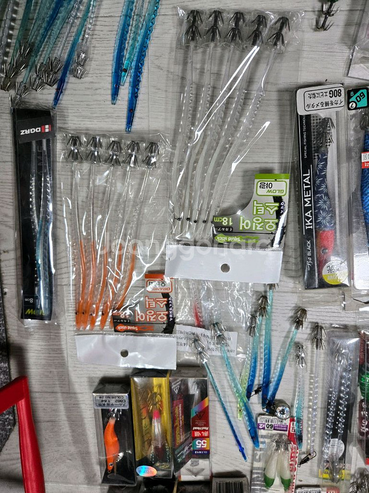 쭈갑 한치 오모리 낚시 에기 오징어스틱--8