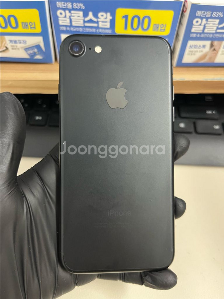 아이폰7 128G 블랙 촬영음 무음 S급--1