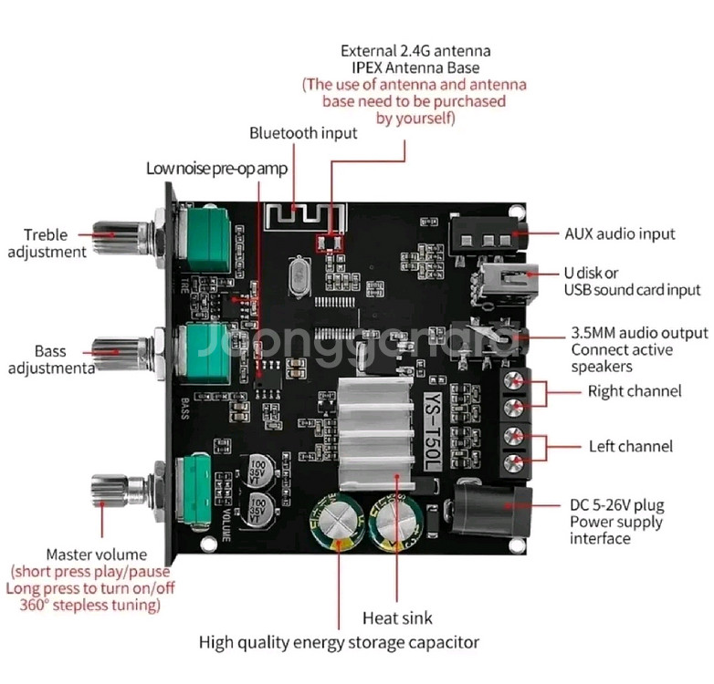 LG 오디오 스피커>>블루투스 스피커 (USB,AUX)--6