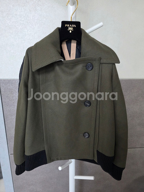 N21 모직 숏 점퍼 38사이즈--0