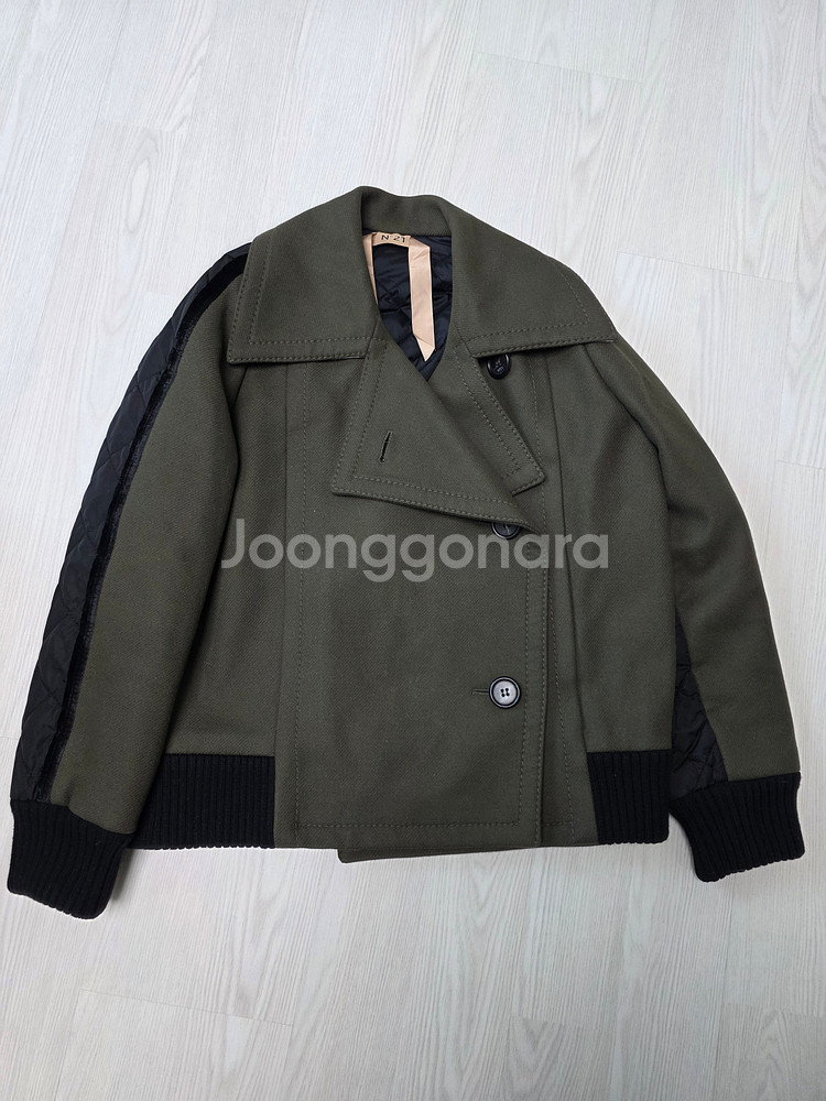 N21 모직 숏 점퍼 38사이즈--4