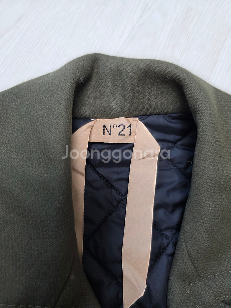 N21 모직 숏 점퍼 38사이즈--5