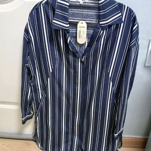 새옷,55사이즈만원)MIXXO 스트라이프 블라우스 S