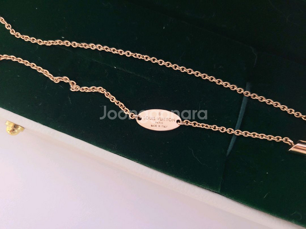 18k 핑크골드 목걸이--3