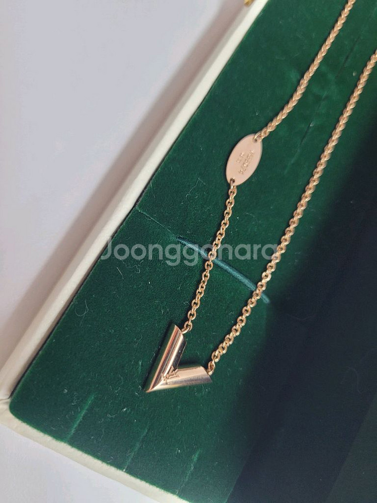 18k 핑크골드 목걸이--6