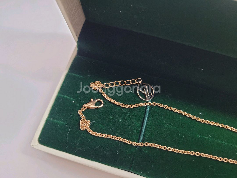 18k 핑크골드 목걸이--7