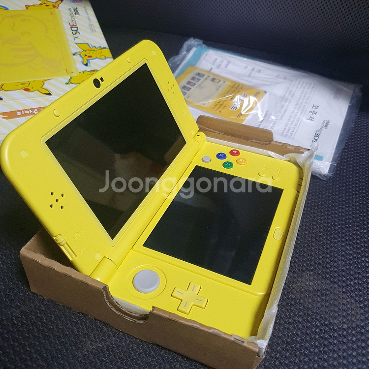 (택포 미사용)닌텐도3dx xl 피카츄 에디션--2