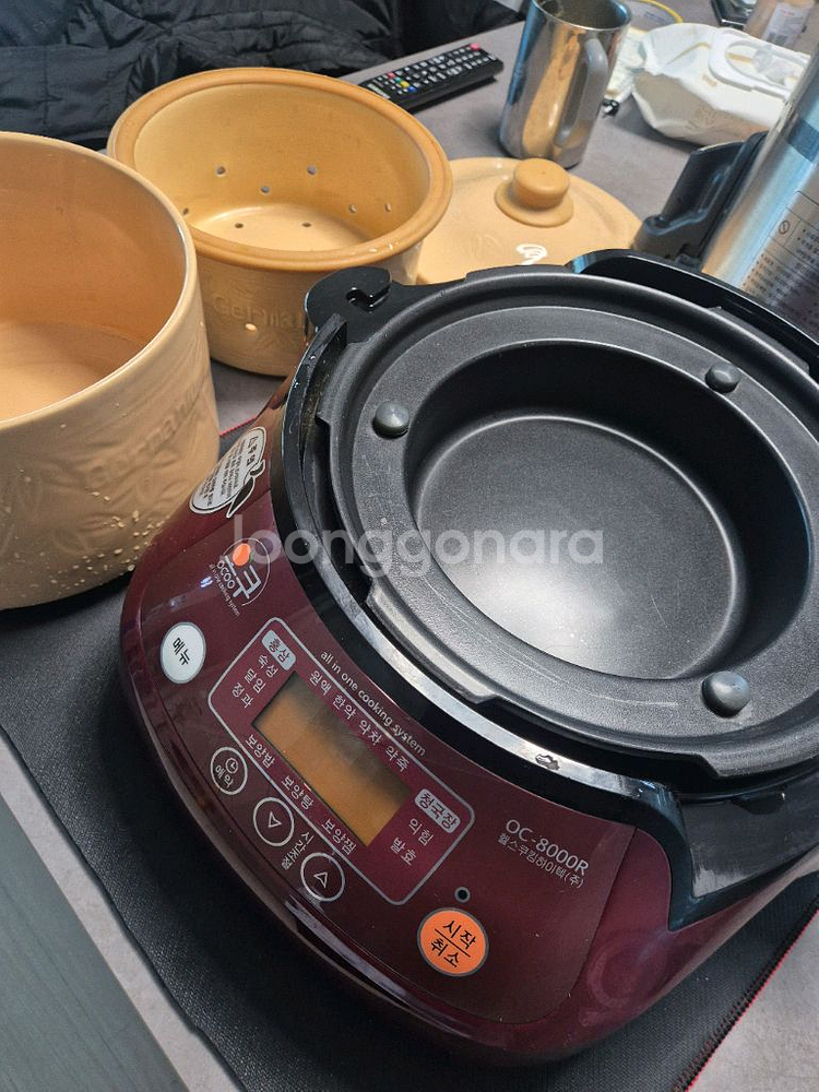 오쿠 중탕기 OC-8000R 올인원 압력솥 상태 좋고--6