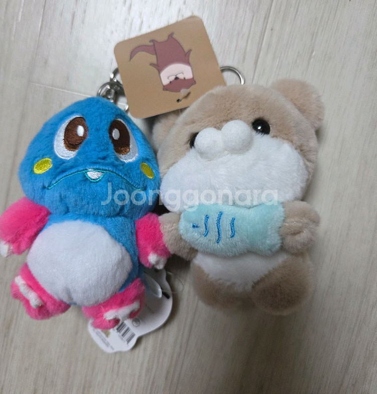 새제품 인형키링 2개일괄--0