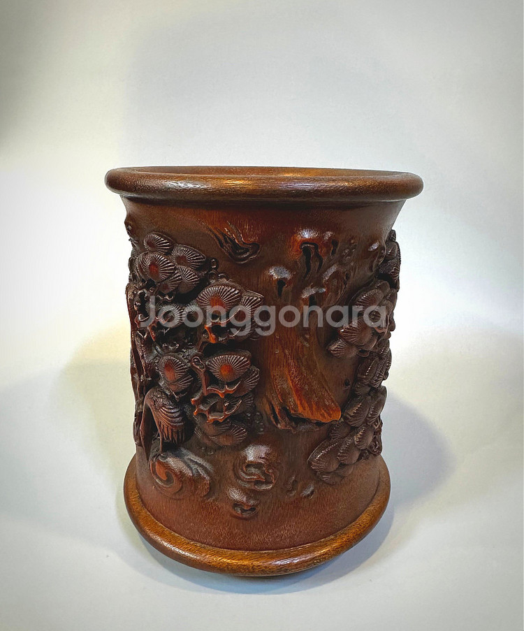 고대 문방용품 - 대나무 필통--4