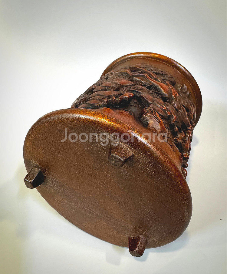 고대 문방용품 - 대나무 필통--8