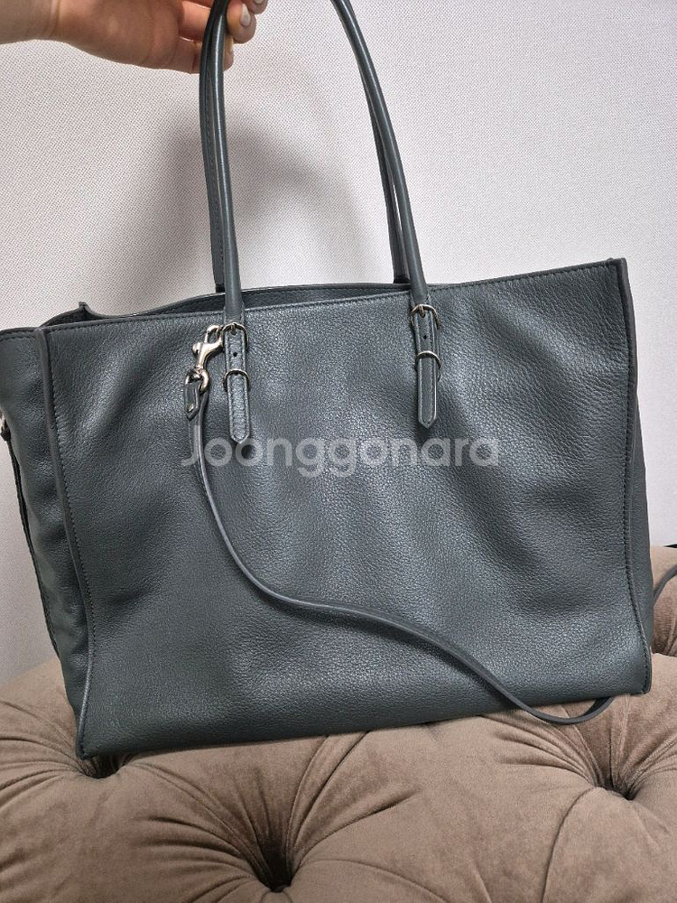 발렌시아가 파피에르 쇼퍼백 그레이--1