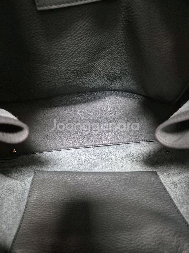 발렌시아가 파피에르 쇼퍼백 그레이--5