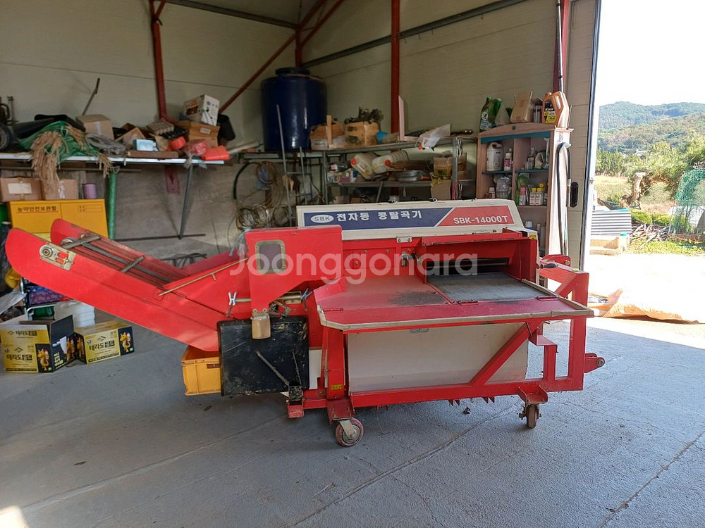 콩탈곡기 전자동 sbk-14000t 팝니다--1