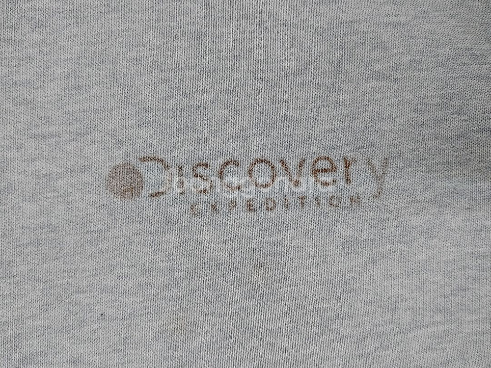 Discovery 디스커버리 그레이 스판 맨투맨--2