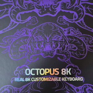 OCTOPUS 8K 키보드+저소음스위치 70개