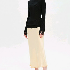 타임 레이스 리브 니트 탑 랑방 마인 더캐시미어 시스템