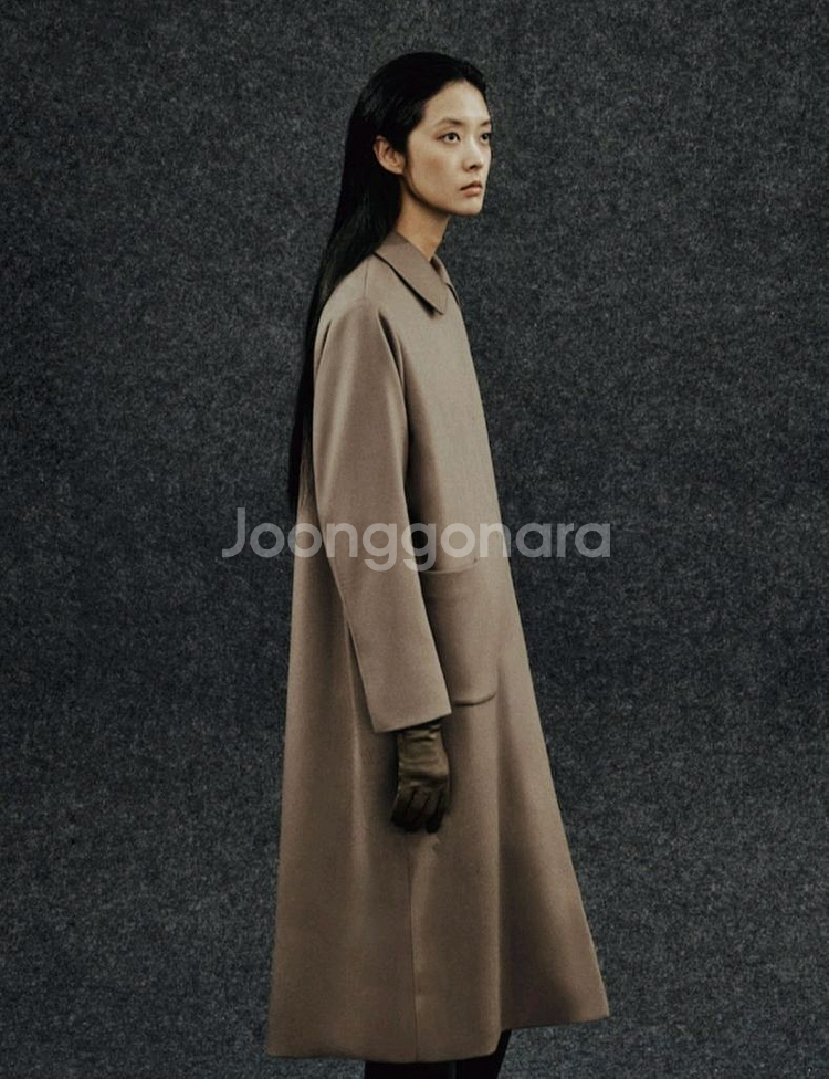 (미착용 새제품!)르베이지 캐시미어100 발마칸코트--9