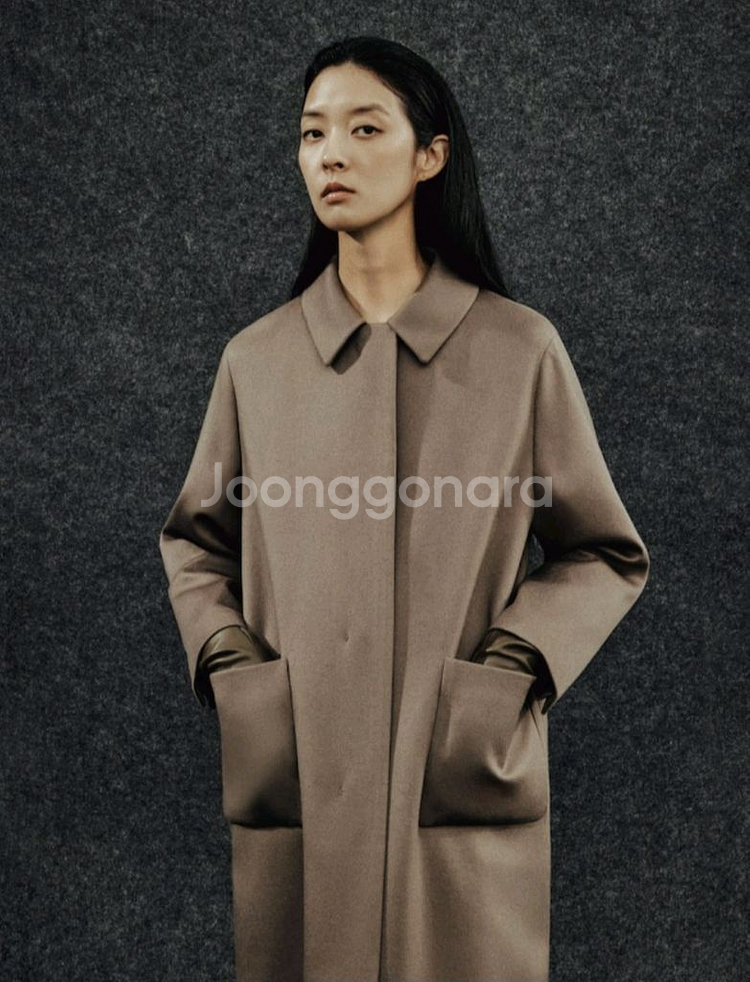 (미착용 새제품!)르베이지 캐시미어100 발마칸코트--11