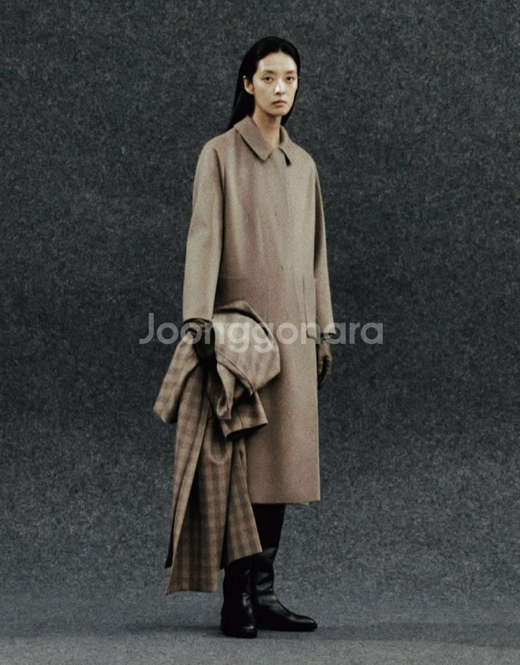 (미착용 새제품!)르베이지 캐시미어100 발마칸코트--10