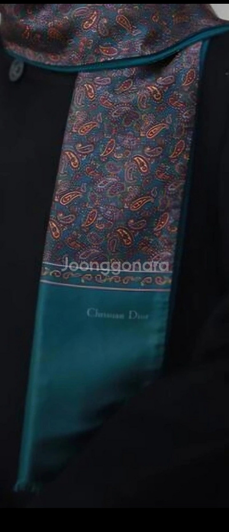 정품. 크리스찬 디올 실크 머플러 사계절용 스카프 정가--0